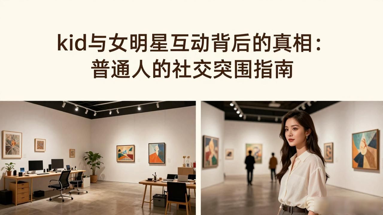 kid与女明星互动背后的真相：普通人的社交突围指南