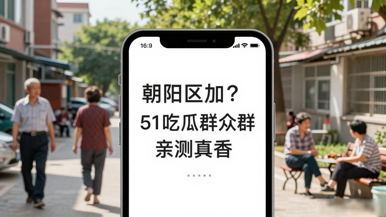 朝阳区吃瓜群怎么加？51吃瓜群众群亲测真香